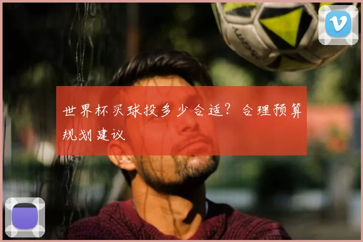 世界杯买球投多少合适?合理预算规划建议